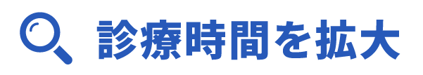 診療時間を拡大